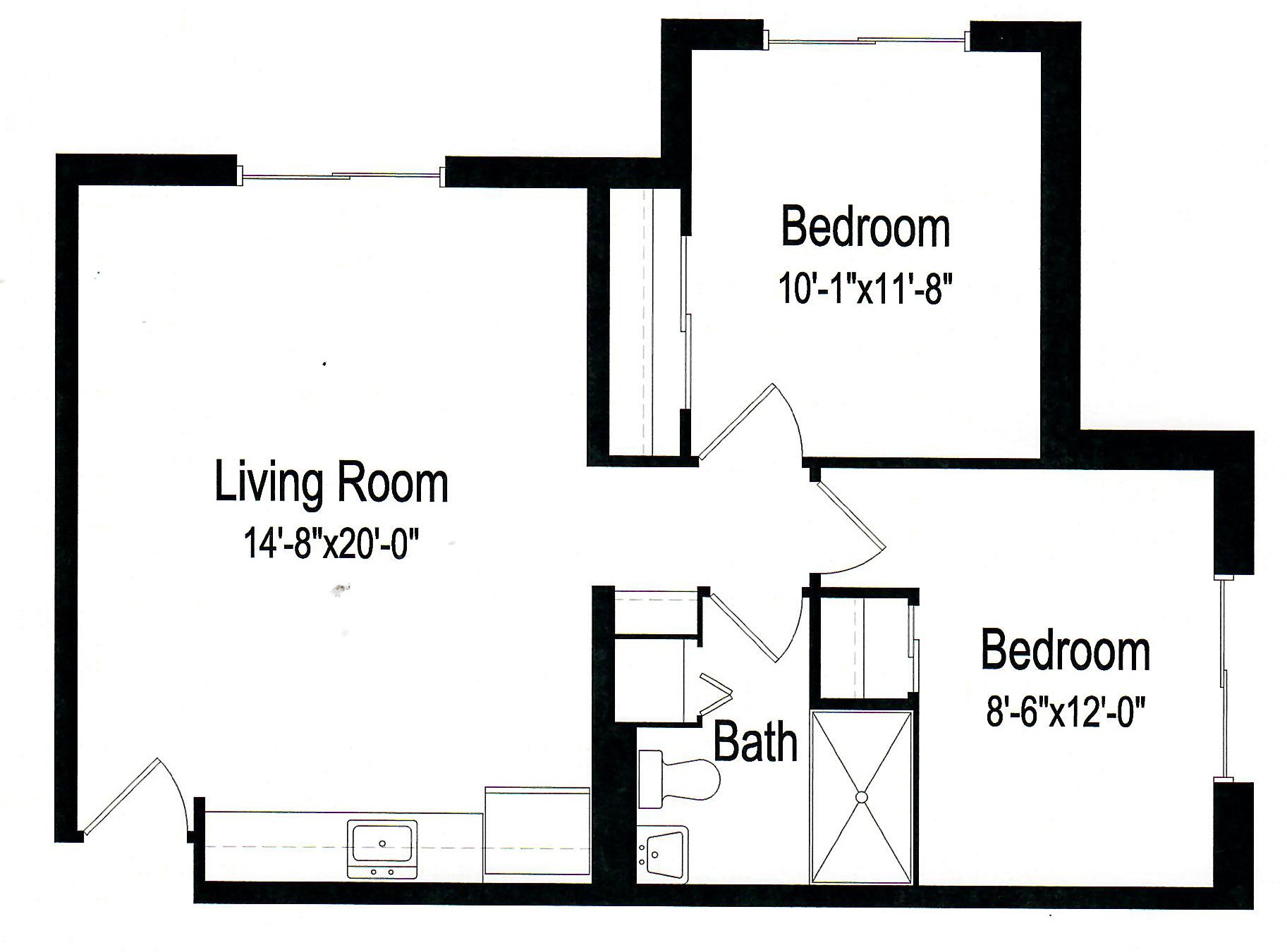 MV APt 650 sqft